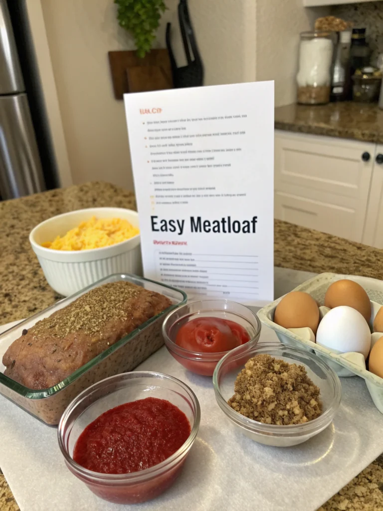 Classic Homemade Meatloaf