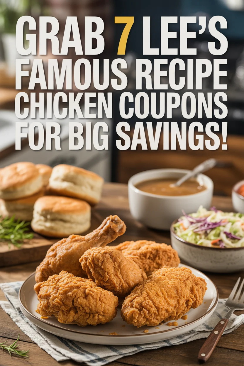 Grab 7 Lee's Famous Recipe Chicken Coupons for Big Savings! 5 Grab 7 Lee's Famous Recipe Chicken Coupons for Big Savings!
