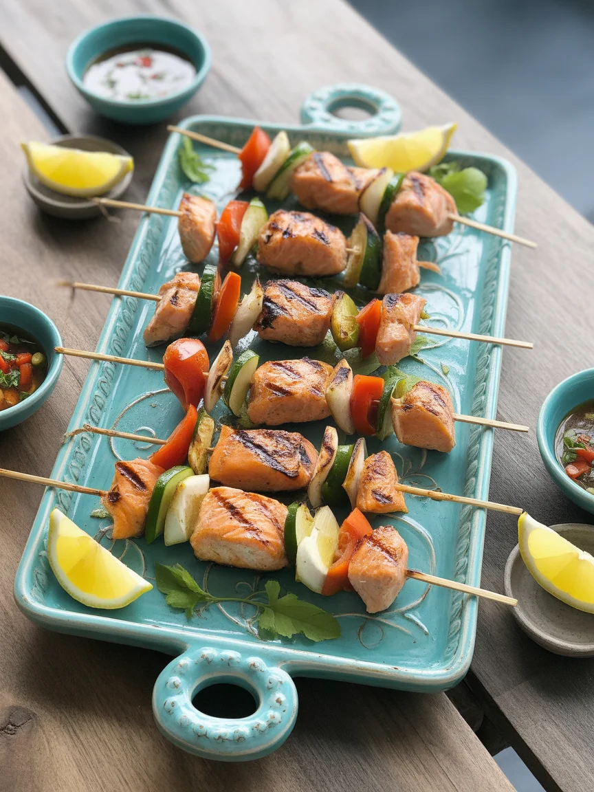 BBQ Hits: 7 Salmon Skewers Recipes Everyone Will Love 2 salmon skewers recipe
