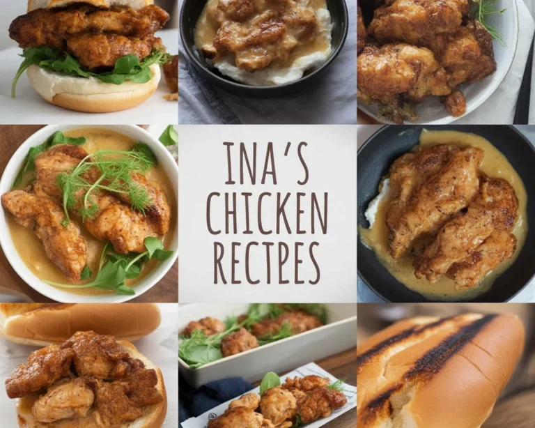 Delicious Ina Garten chicken recipes including lemon chicken and creamy mustard thighs.