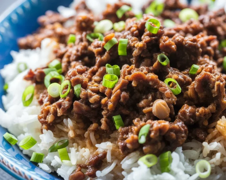Quick and easy beef stir-fry dish with colorful vegetables and soy sauce.