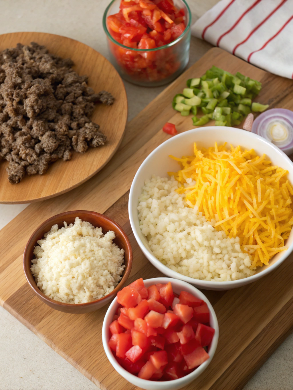 1 Cheesy Ground Beef and Rice Casserole 2 cheesy ground beef and rice casserole ingredients
