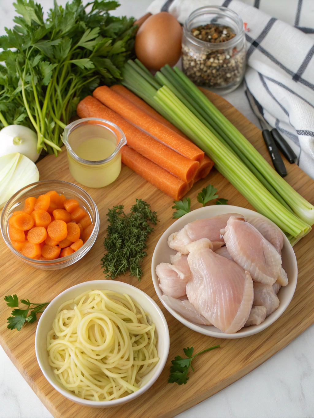 Best Homemade Chicken Noodle Soup Recipe: Comfort in Every Spoonful 2 best chicken noodle soup recipe ingredients