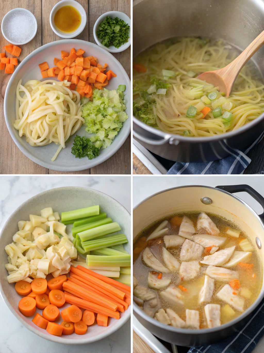 Best Homemade Chicken Noodle Soup Recipe: Comfort in Every Spoonful 3 best chicken noodle soup recipe preparing steps