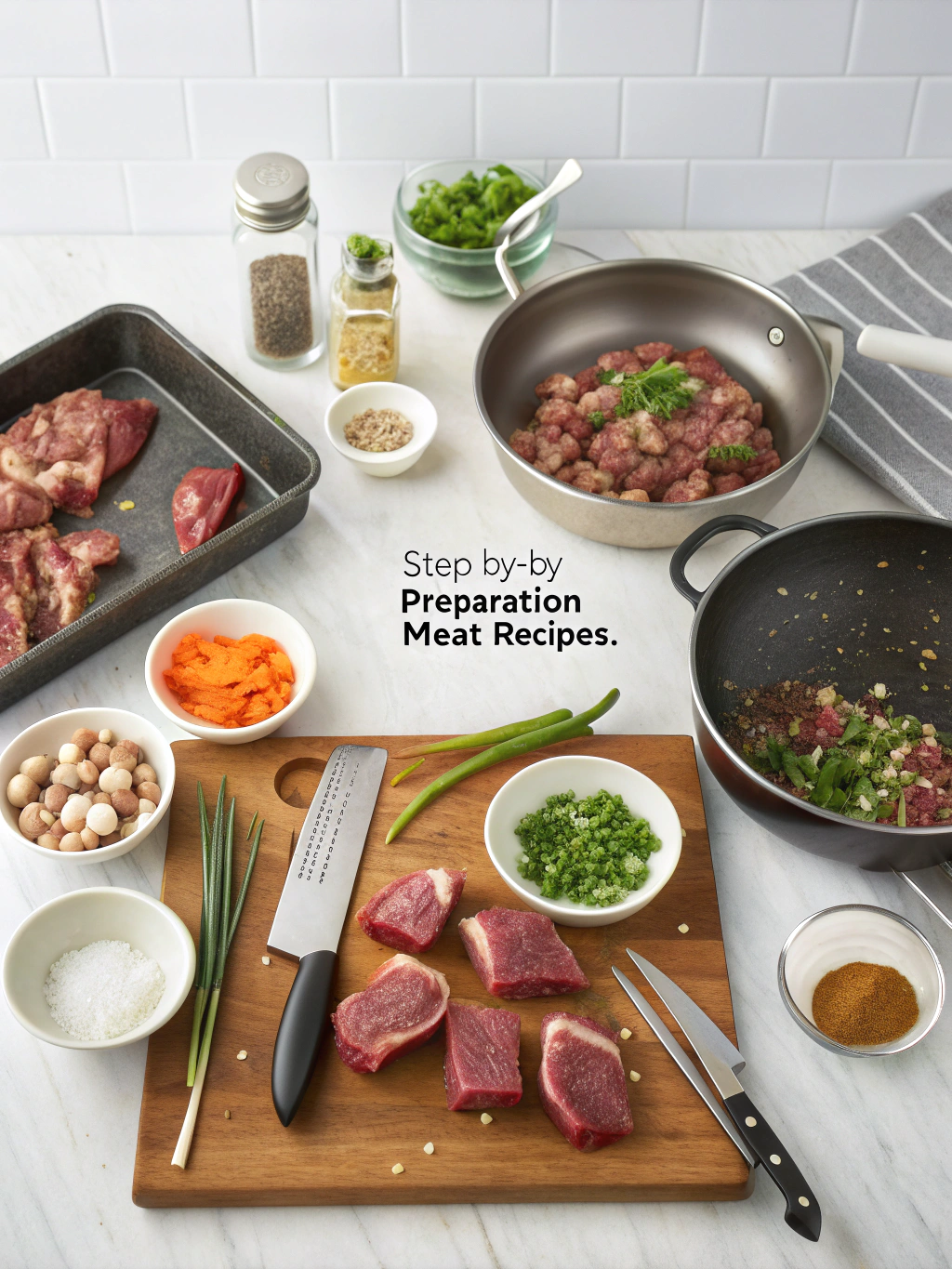 meat recipes preparing steps