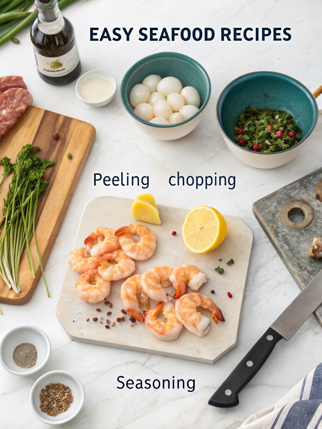 easy seafood recipes preparing steps