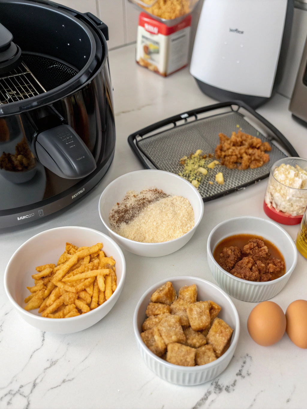 Easy Chicken Wing Air Fryer Recipe — Ready in 20 Minutes 3 air fryer recipe preparing steps