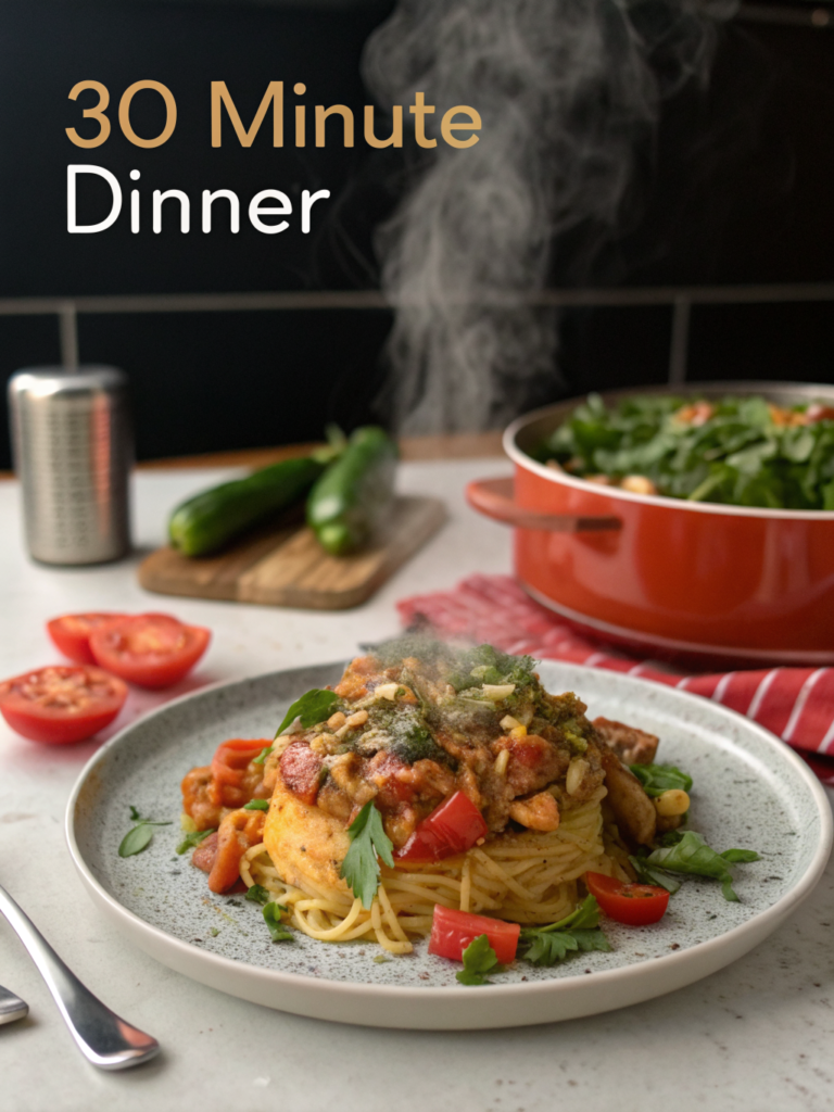 Easy 30 Minute Dinner Recipes: Creamy Tuscan Chicken Skillet