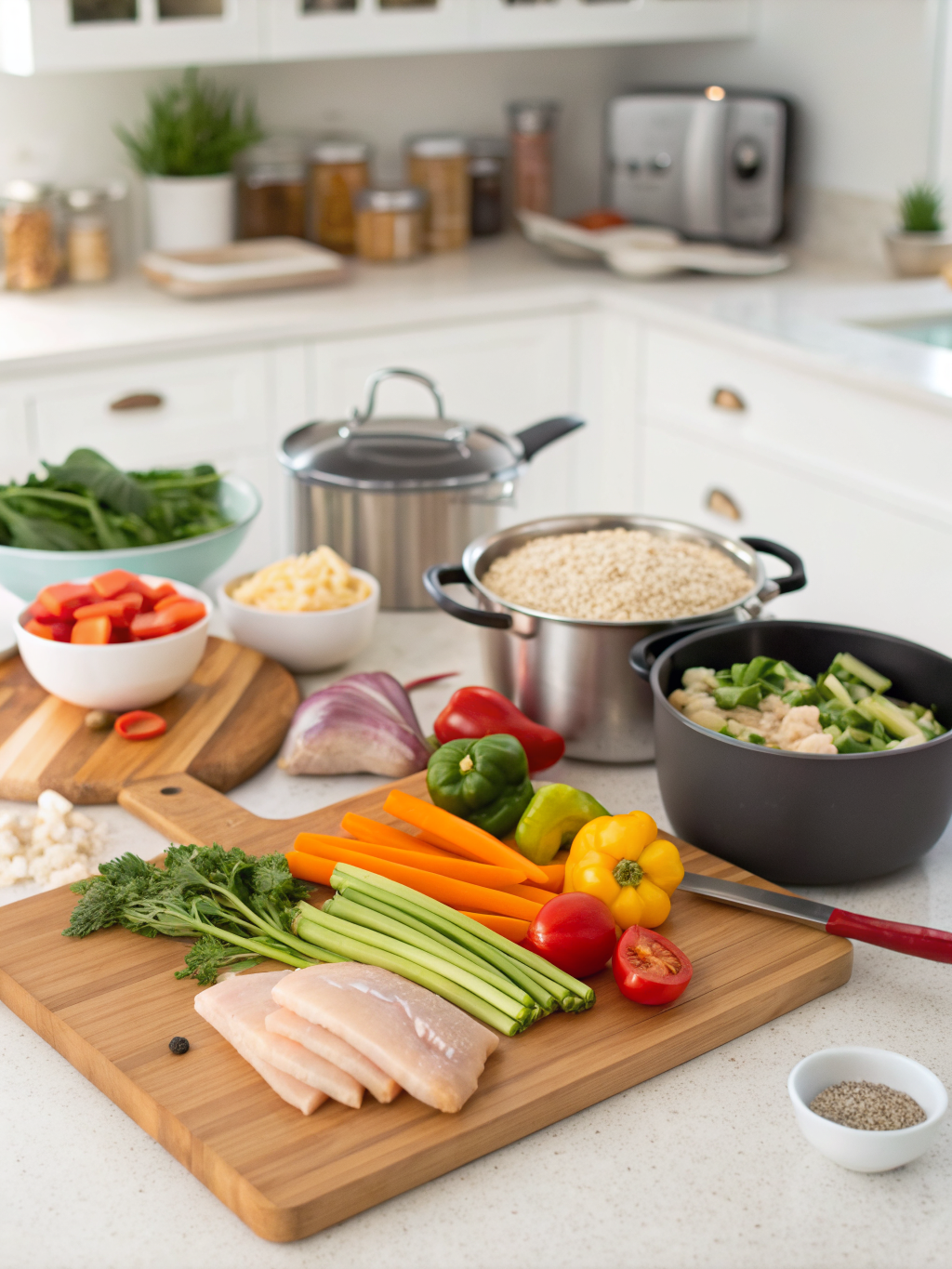 Healthy 30 Minute Meal Recipes: Lemon Herb Grilled Chicken 3 healthy 30 minute meal recipes preparing steps