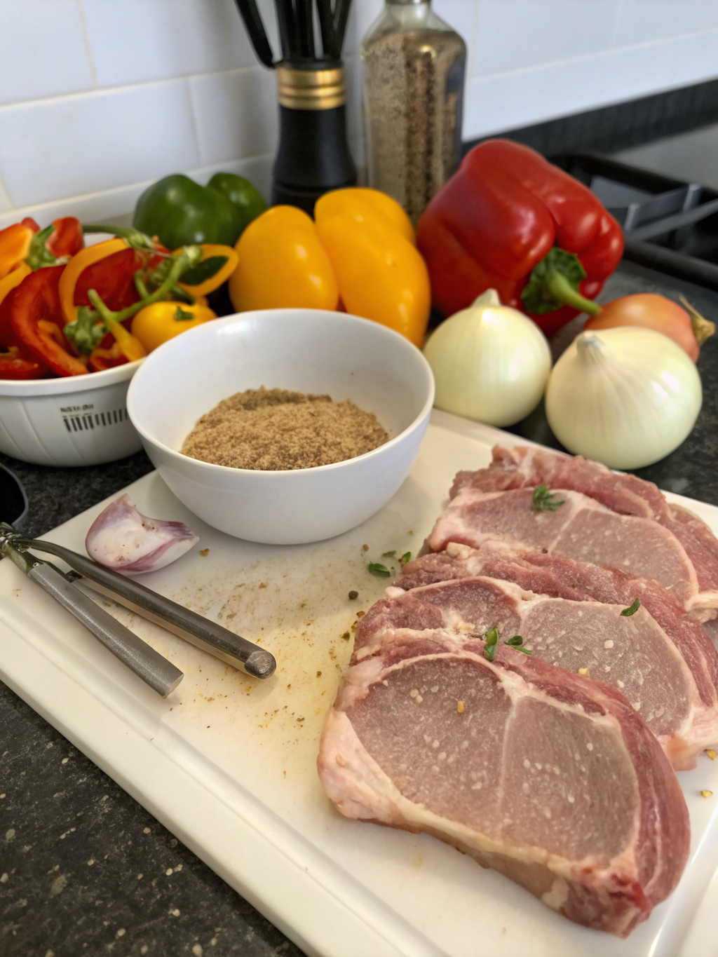 grilling pork chops ingredients