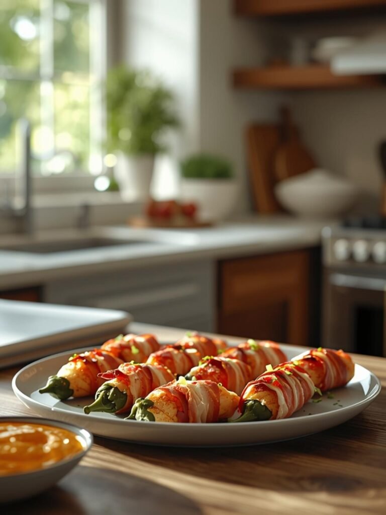 bacon wrapped jalapeno poppers