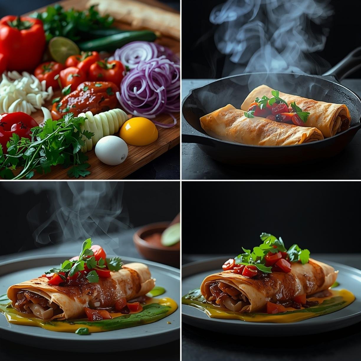 The Best Ultimate Breakfast Burrito Recipe: Delicious 30-Minute Meat & Egg Wrap 3 Step by step process for breakfast burrito recipe